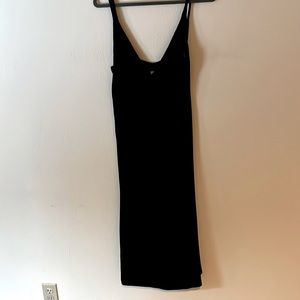 Sexy black slip dress- Lacausa